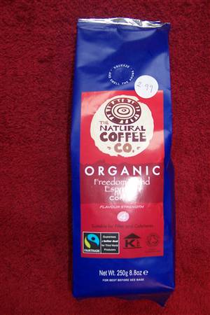 Espresso Organic Fairtrade Coffee - currently out of stock
