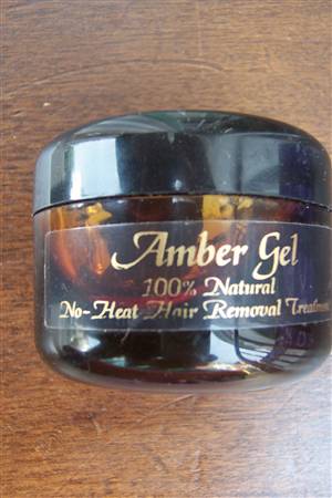 Amber gel hair remover